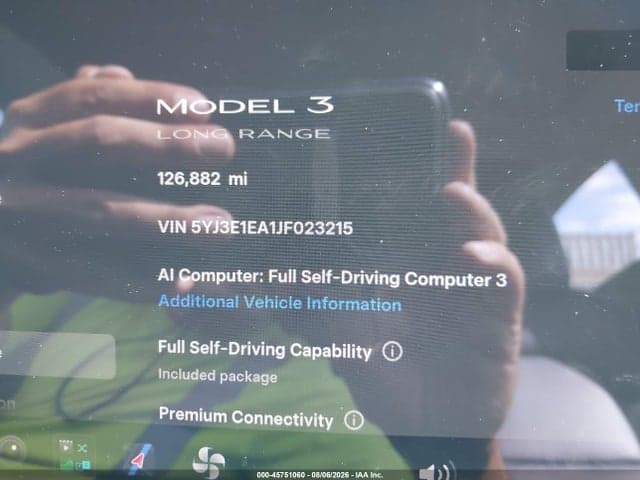 2018 TESLA MODEL 3 LONG RANGE/MID RANGE 7