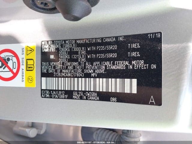 2019 LEXUS RX 350 9