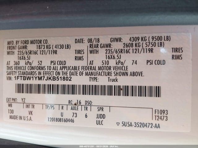 2018 FORD TRANSIT-350 9