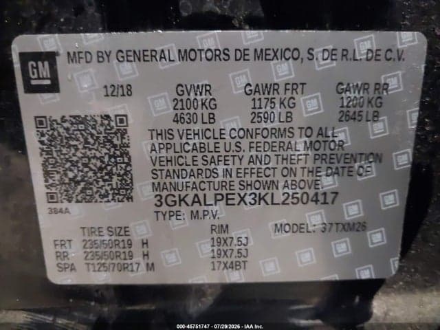 2019 GMC TERRAIN SLT 9