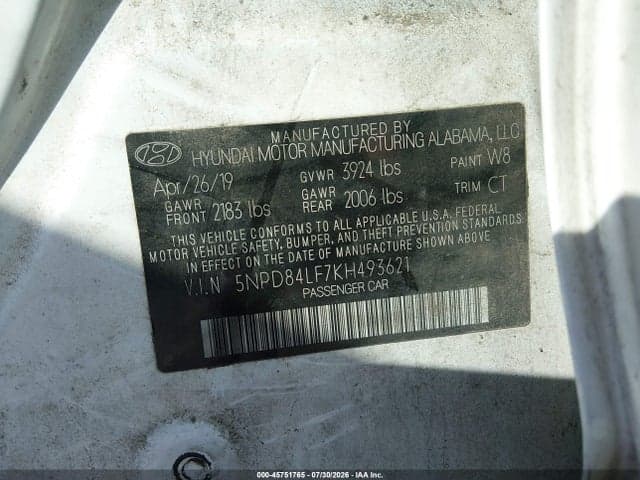 2019 HYUNDAI ELANTRA SEL 9