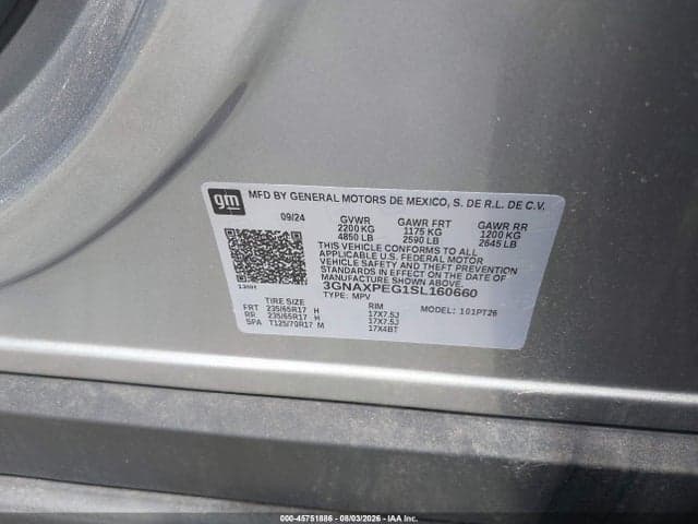 2025 CHEVROLET EQUINOX AWD LT 9