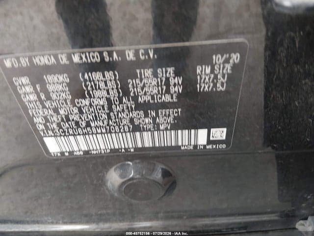 2021 HONDA HR-V AWD EX 9