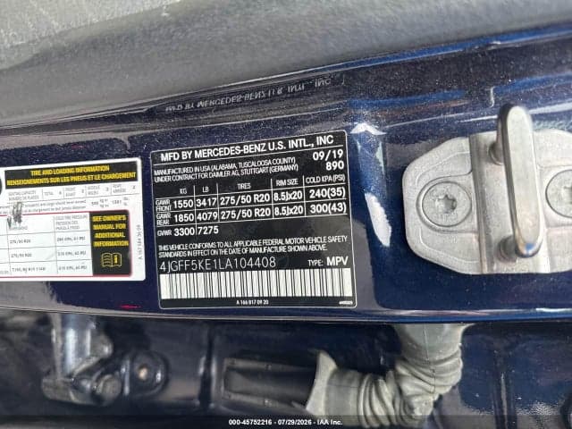 2020 MERCEDES-BENZ GLS 450 4MATIC 9