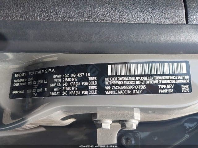 2019 JEEP RENEGADE LATITUDE FWD 9