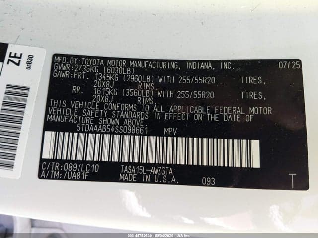 2025 TOYOTA GRAND HIGHLANDER LIMITED 9