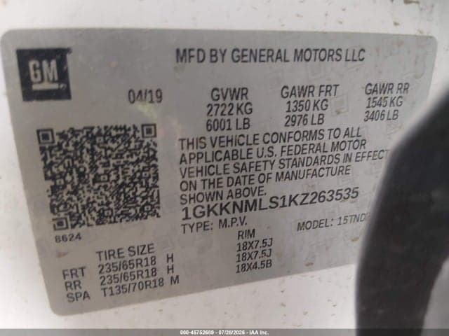 2019 GMC ACADIA SLT-1 9