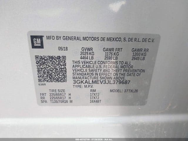 2018 GMC TERRAIN SLE 9