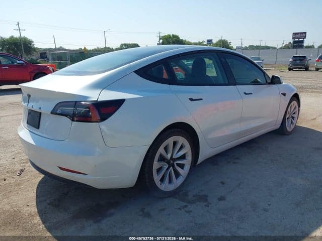 2021 TESLA MODEL 3 STANDARD RANGE PLUS REAR-WHEEL DRIVE 4