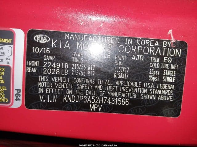 2017 KIA SOUL + 9