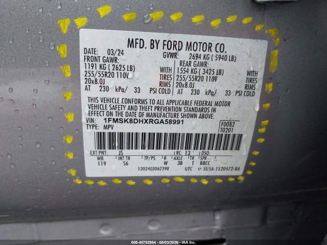 2024 FORD EXPLORER XLT 9
