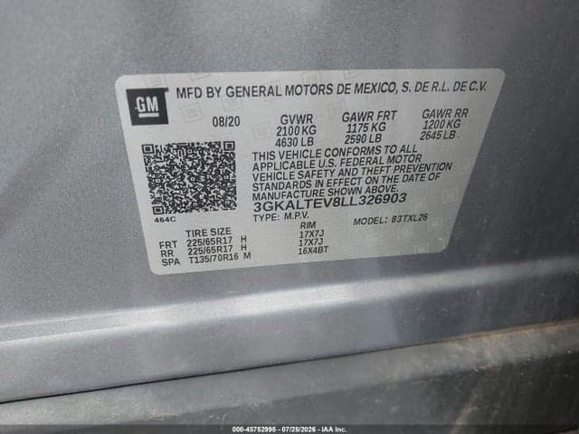 2020 GMC TERRAIN AWD SLE 9