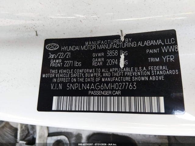 2021 HYUNDAI ELANTRA SEL 9