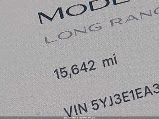 2025 TESLA MODEL 3 LONG RANGE REAR-WHEEL DRIVE/STANDARD REAR-WHEEL DRIVE 16