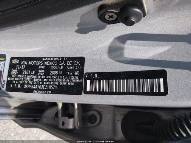 2018 KIA FORTE LX 9