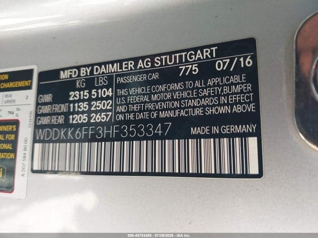 2017 MERCEDES-BENZ E 400 9