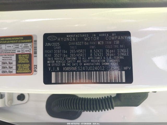 2026 HYUNDAI PALISADE CALLIGRAPHY 9