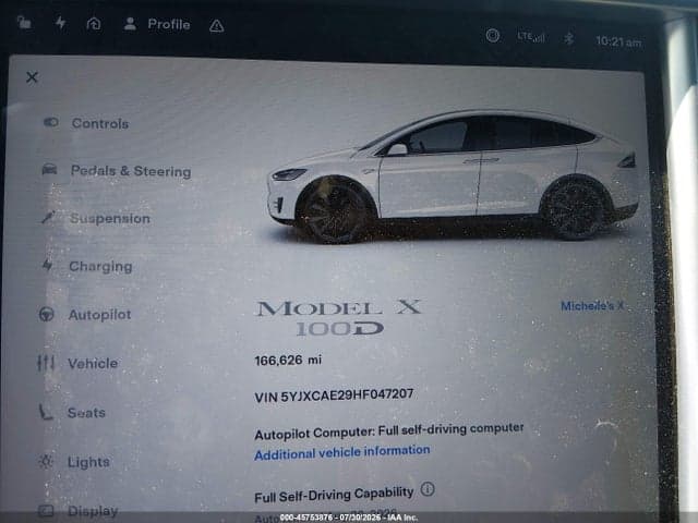 2017 TESLA MODEL X 100D/75D/90D 7