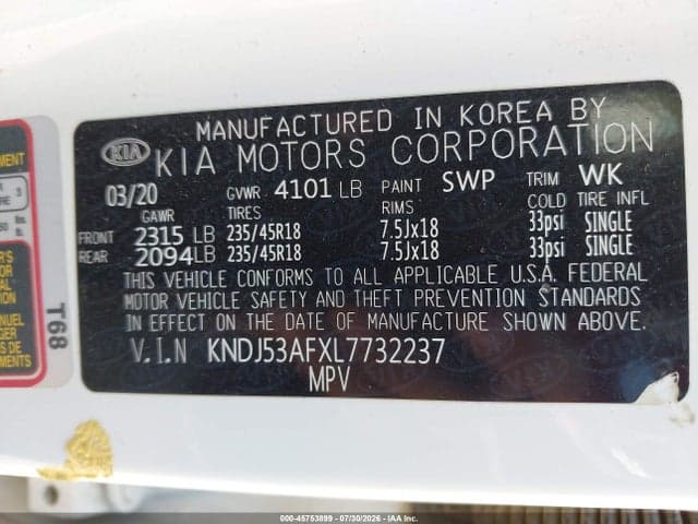 2020 KIA SOUL GT-LINE TURBO 9