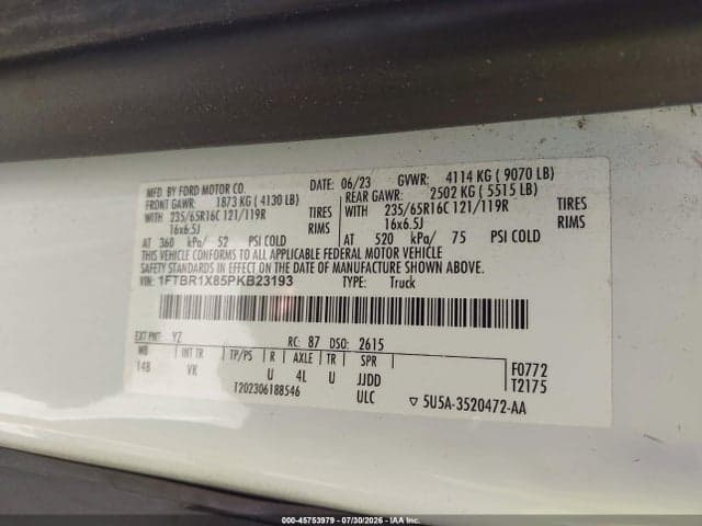 2023 FORD TRANSIT-250 9