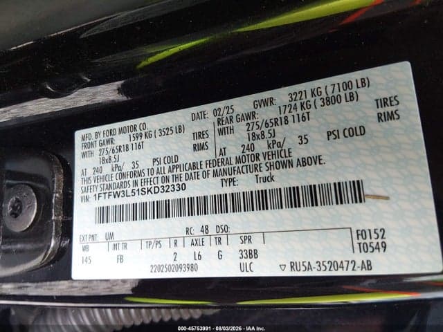 2025 FORD F-150 XLT 9