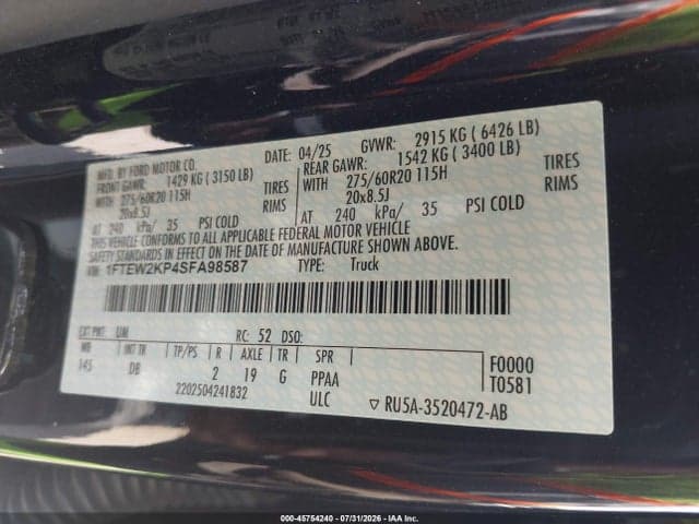 2025 FORD F-150 STX 9