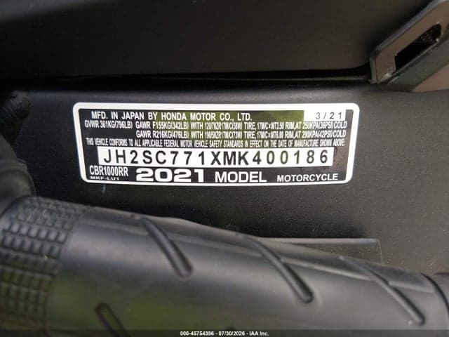 2021 HONDA CBR1000 RR 10