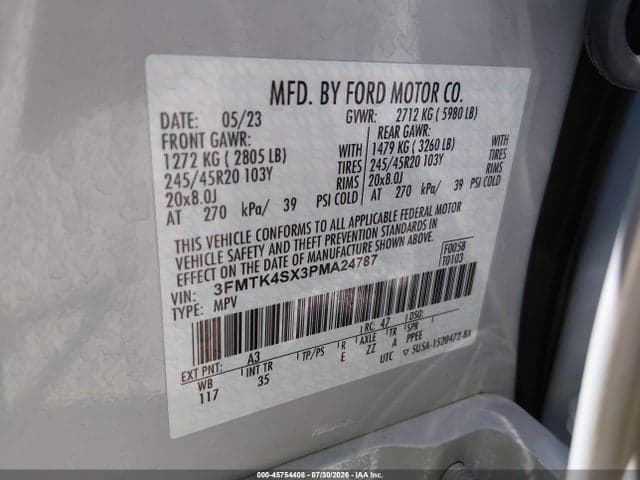 2023 FORD MUSTANG MACH-E GT 9