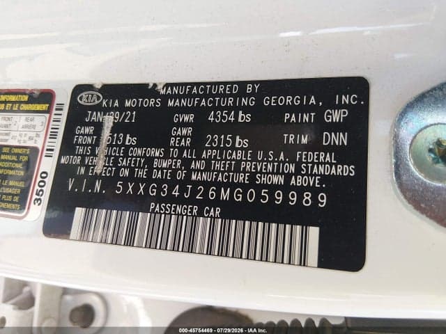 2021 KIA K5 EX 9
