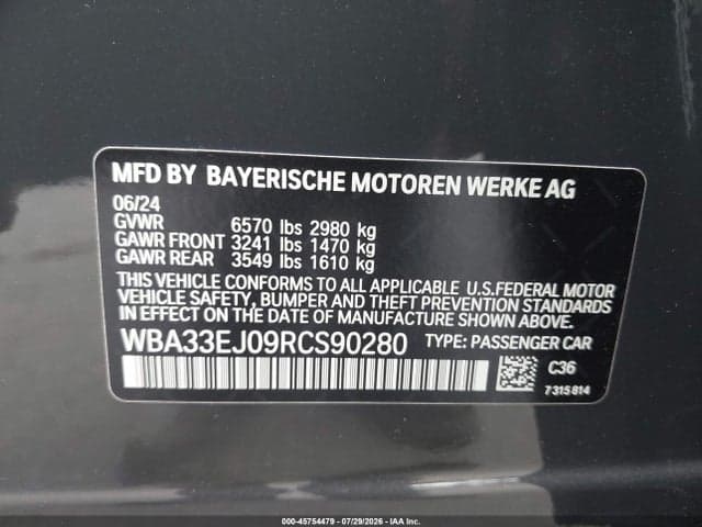 2024 BMW 760I XDRIVE 9