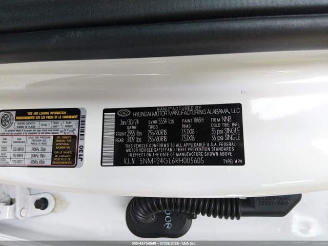 2024 HYUNDAI SANTA FE SEL 9