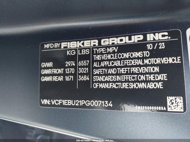 2023 FISKER OCEAN EXTREME 9