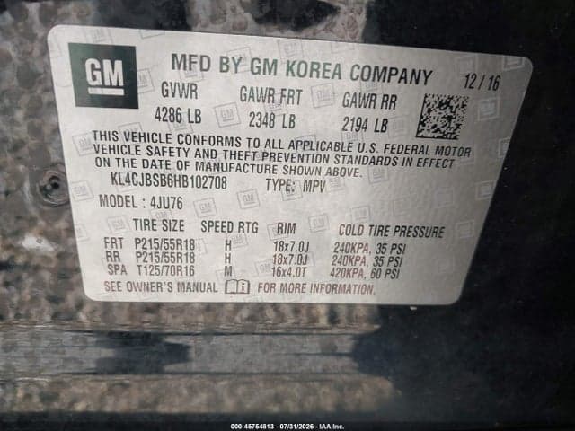 2017 BUICK ENCORE 9