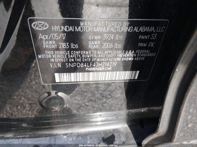2018 HYUNDAI ELANTRA SEL 9