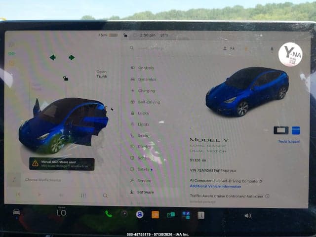 2023 TESLA MODEL Y AWD/LONG RANGE DUAL MOTOR ALL-WHEEL DRIVE 7
