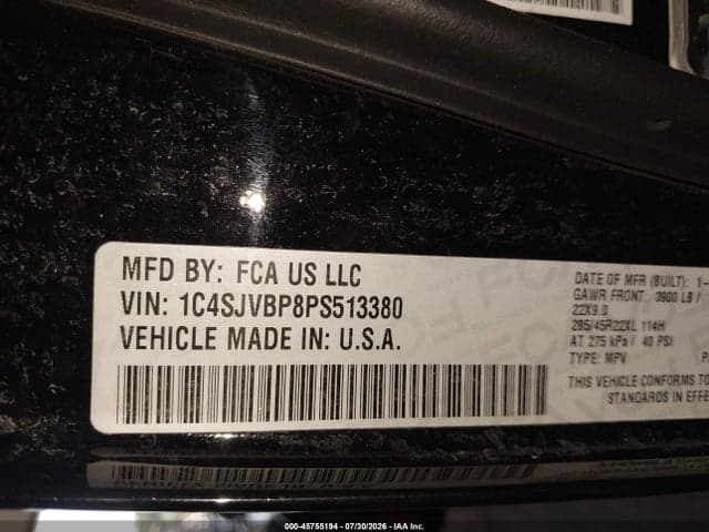 2023 JEEP WAGONEER SERIES II CARBIDE 4X4 9