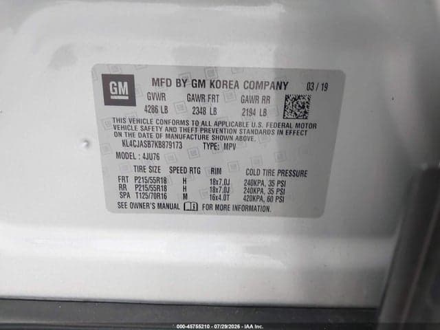 2019 BUICK ENCORE FWD PREFERRED 9