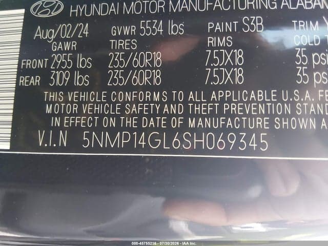 2025 HYUNDAI SANTA FE SE 9