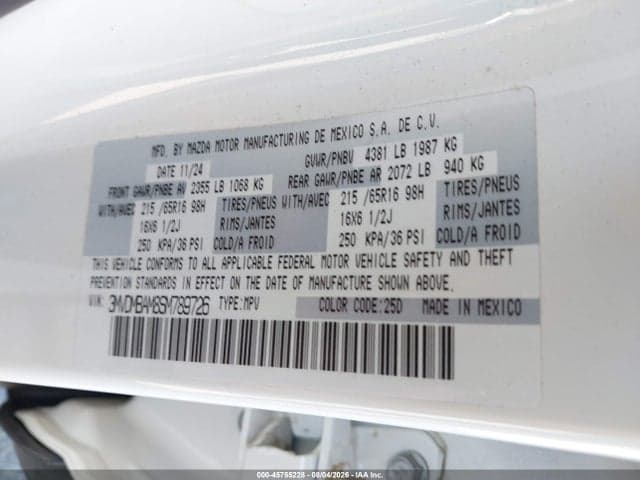 2025 MAZDA CX-30 2.5 S 9