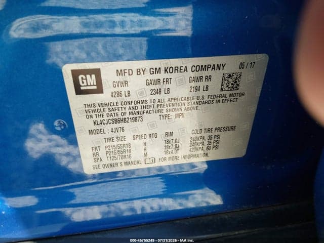 2017 BUICK ENCORE ESSENCE 9