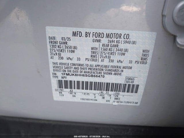 2025 FORD EXPLORER PLATINUM 9