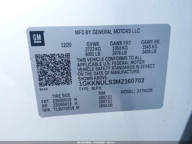 2021 GMC ACADIA AWD SLT 9