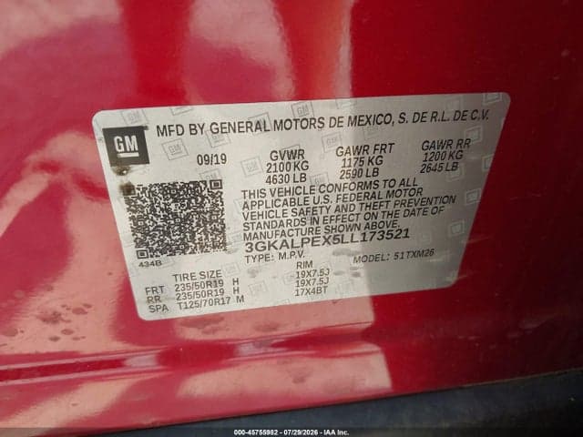 2020 GMC TERRAIN FWD SLT 9