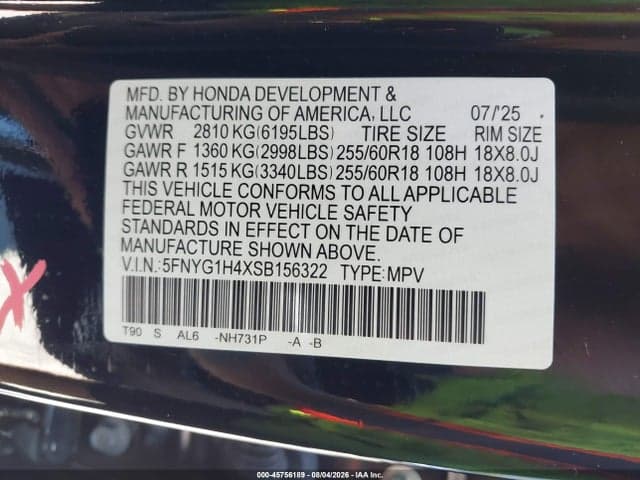 2025 HONDA PILOT EX-L 9