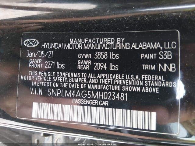 2021 HYUNDAI ELANTRA SEL 9