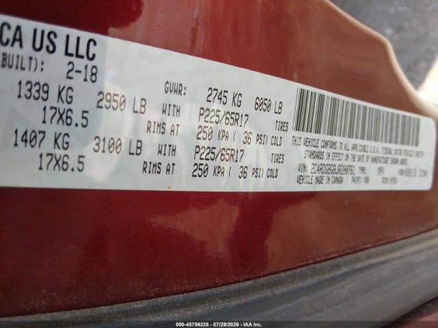 2018 DODGE GRAND CARAVAN SE PLUS 9