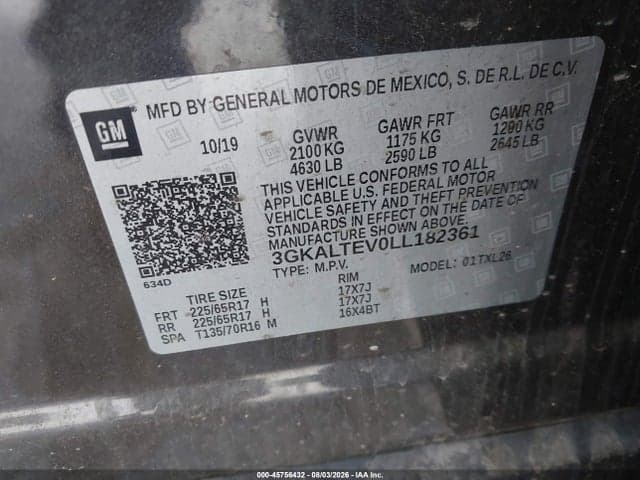 2020 GMC TERRAIN AWD SLE 9