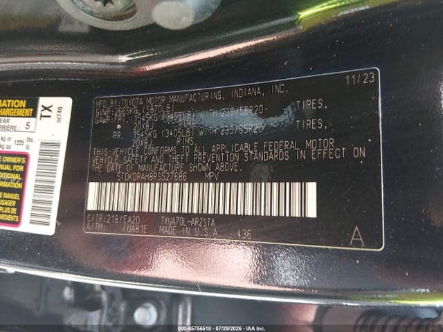 2024 TOYOTA HIGHLANDER XSE 9