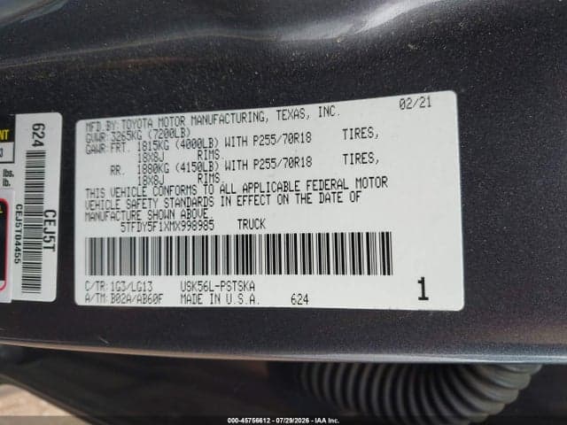 2021 TOYOTA TUNDRA SR5 9