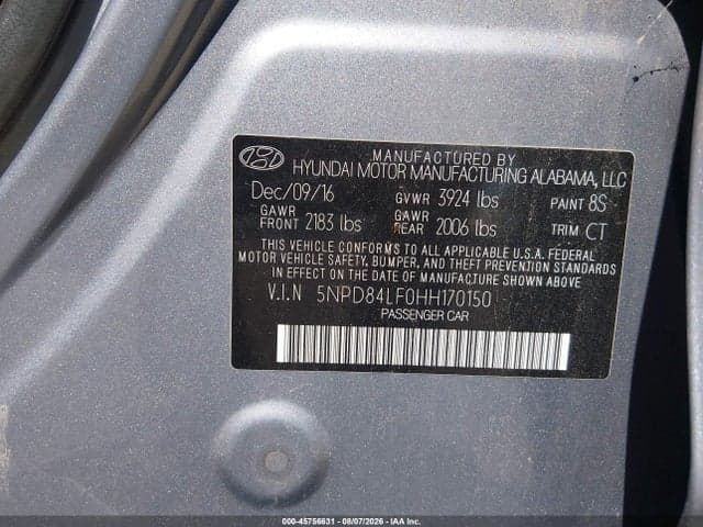 2017 HYUNDAI ELANTRA VALUE EDITION 9